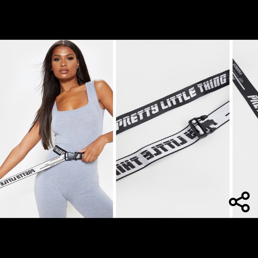 Black reversible taping belt one size